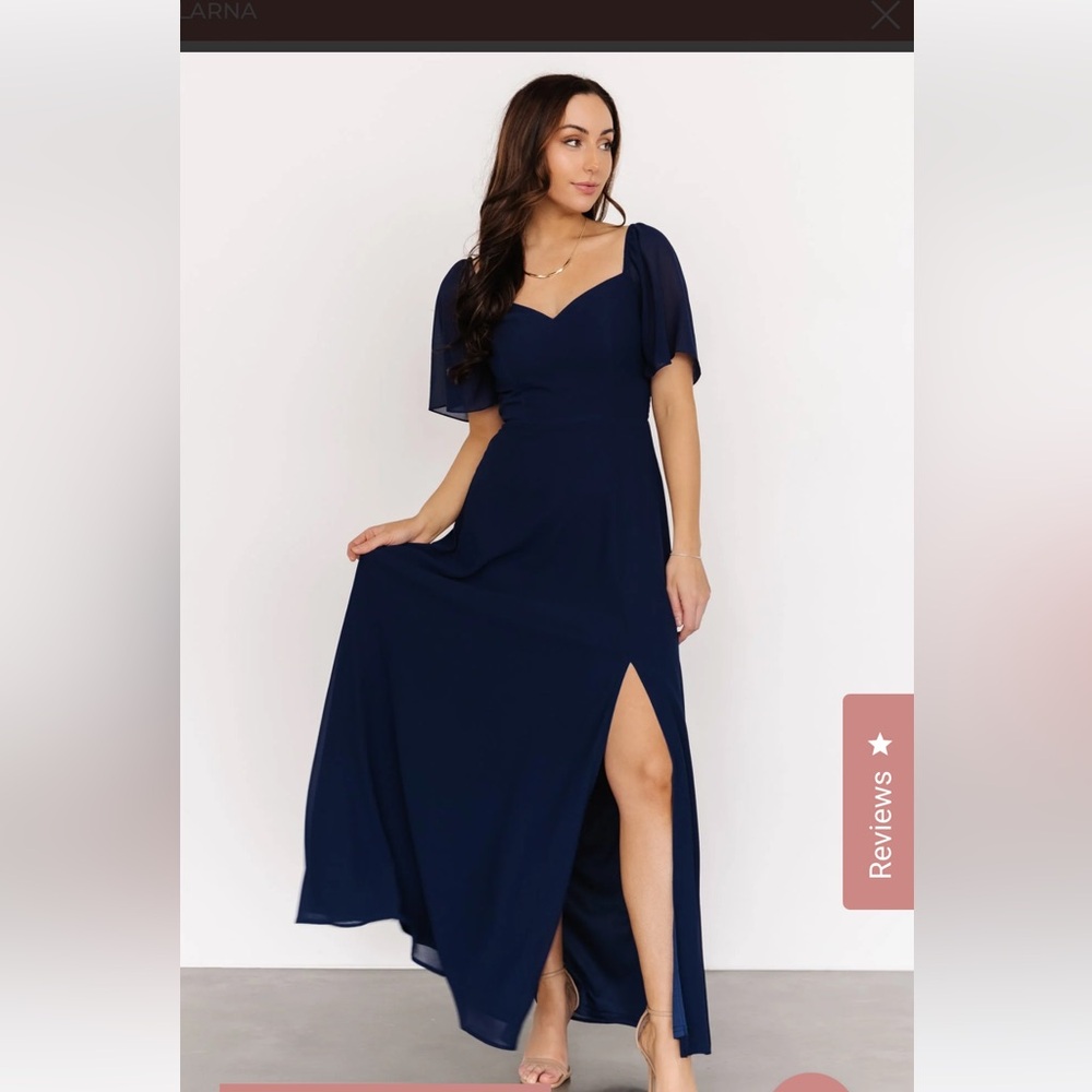 Baltic Born Blue Sierra Sweetheart Maxi Dress